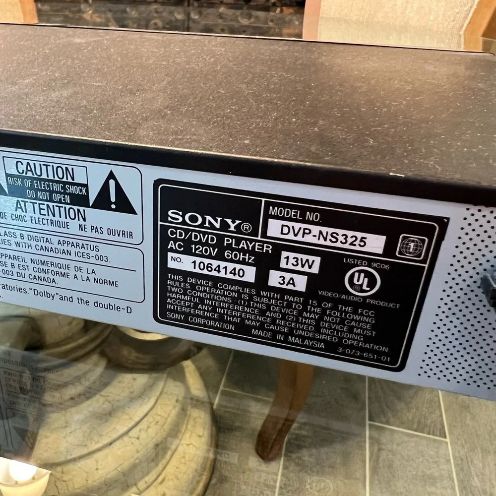 Sony DVD player